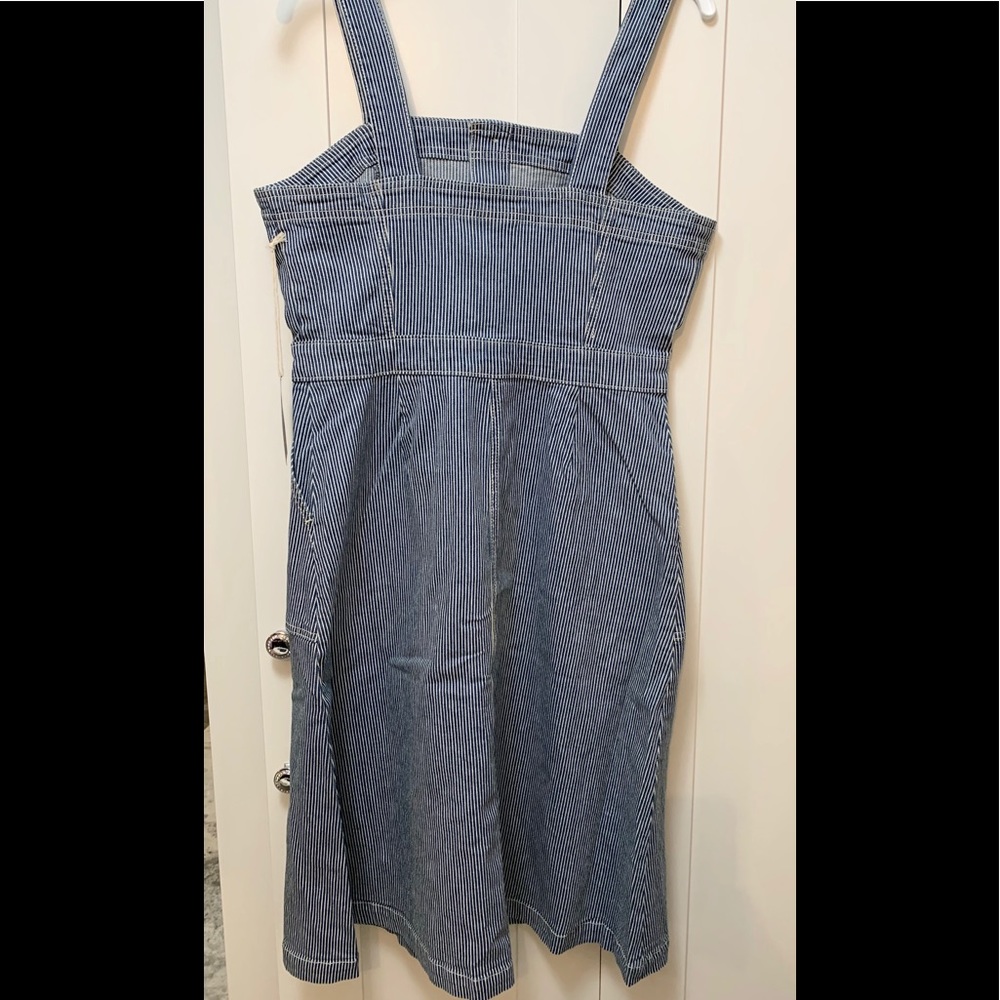 NEW! Striped Farmer’s Dress Blue & White - Picture 4 of 5